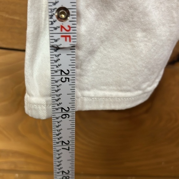 Paige women's‎ white jeans 30 Low Rise Verdugo Ankle pockets stretch boho summer - Picture 4 of 8